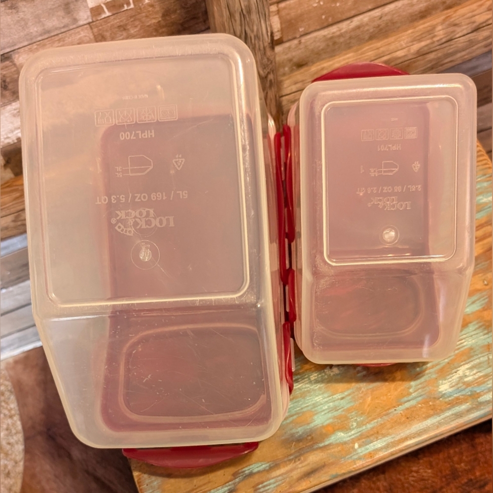 Lock And Lock Bundle Of 2 Storage Containers - Picture 6 of 15